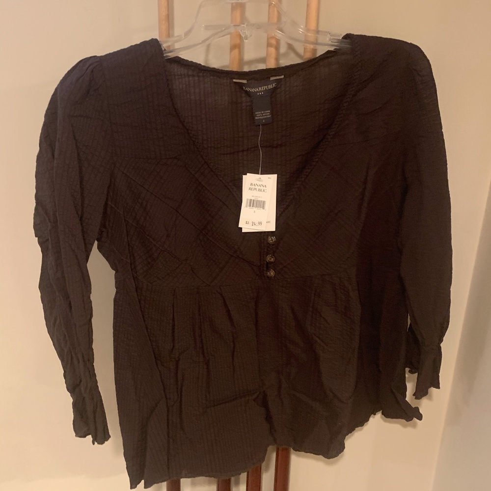 NWT brown blouse